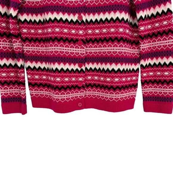 Talbots Lambswool Blend Fair Island Cardigan Sweater MP - Picture 4 of 6